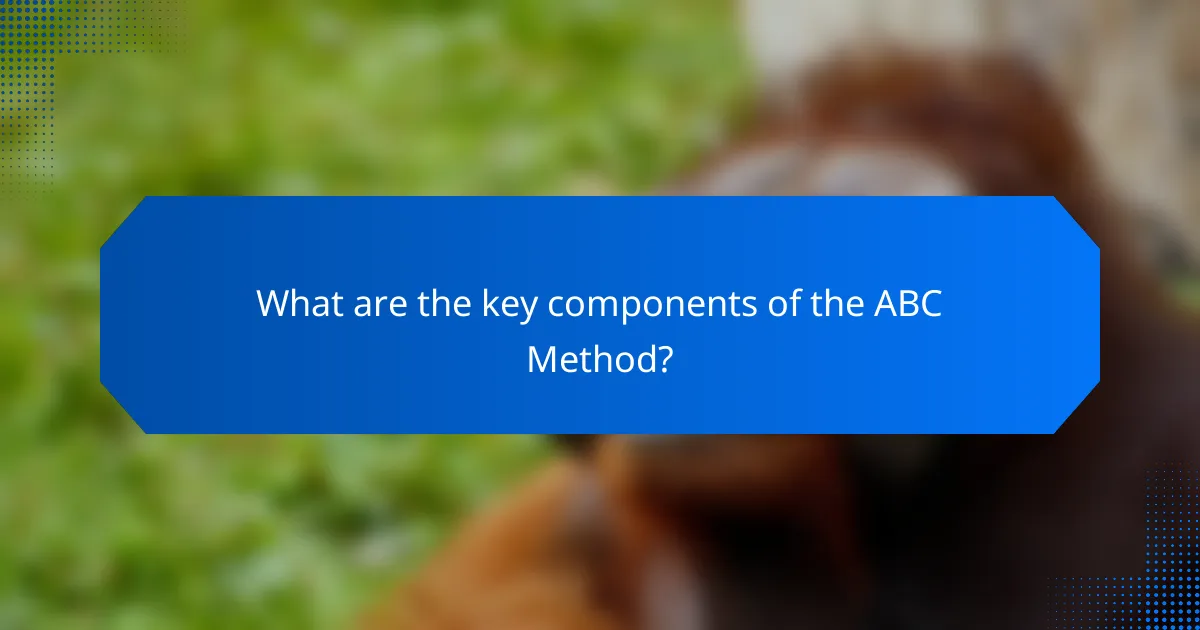 What are the key components of the ABC Method?